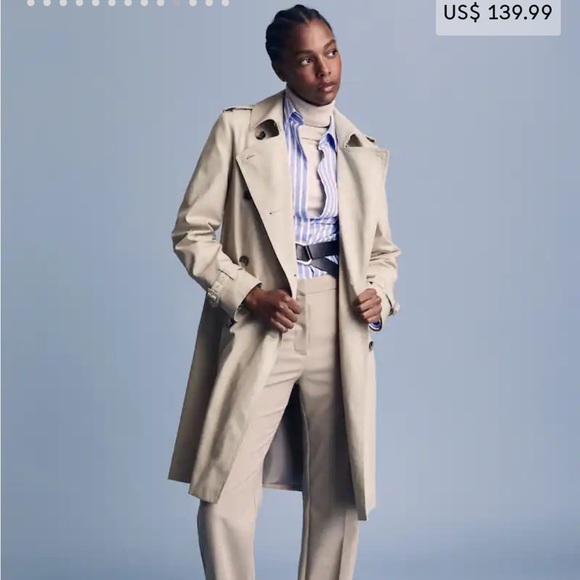 Mango Beige Trench Coat - Picture 11 of 16